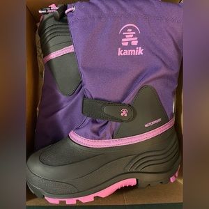 Kamik girls winter boots size 2